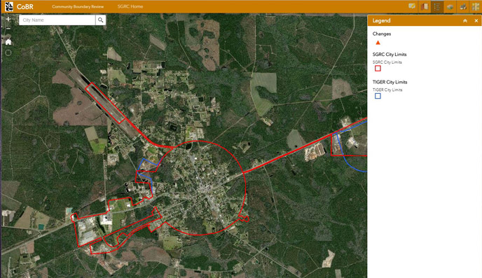 County Boundary Review Interactive Map